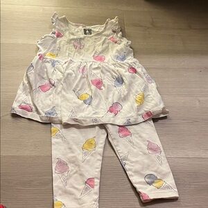 GAP Playtime Favorites Toddler Outfit ice cream size 3